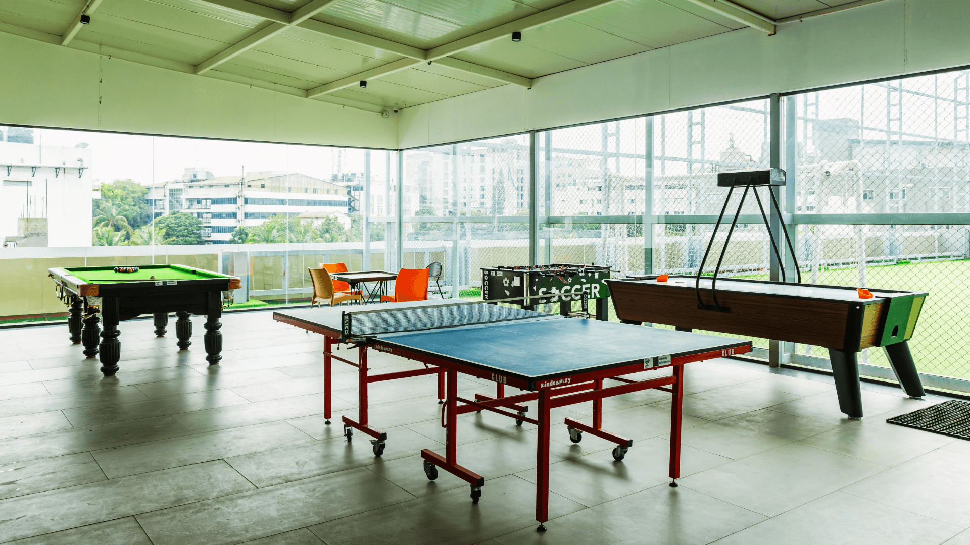 Indoor sports facilities at ISBR