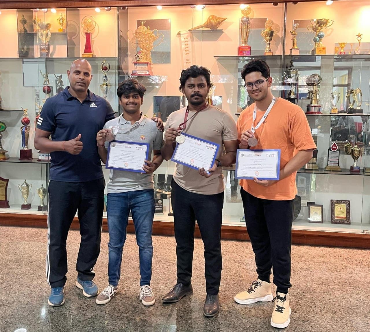 ISBR students at an intercollegiate sports competition